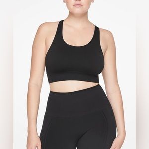 ThirdLove Flex Seamless Racerback Sports Bra in Black